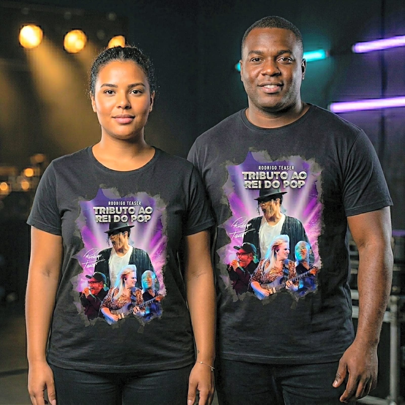 Camiseta Billie Jean Preta